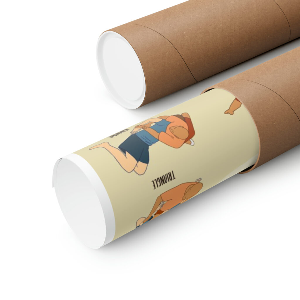 Brazilian Jiu Jitsu Positions and Submissions Print | HeavyBJJ